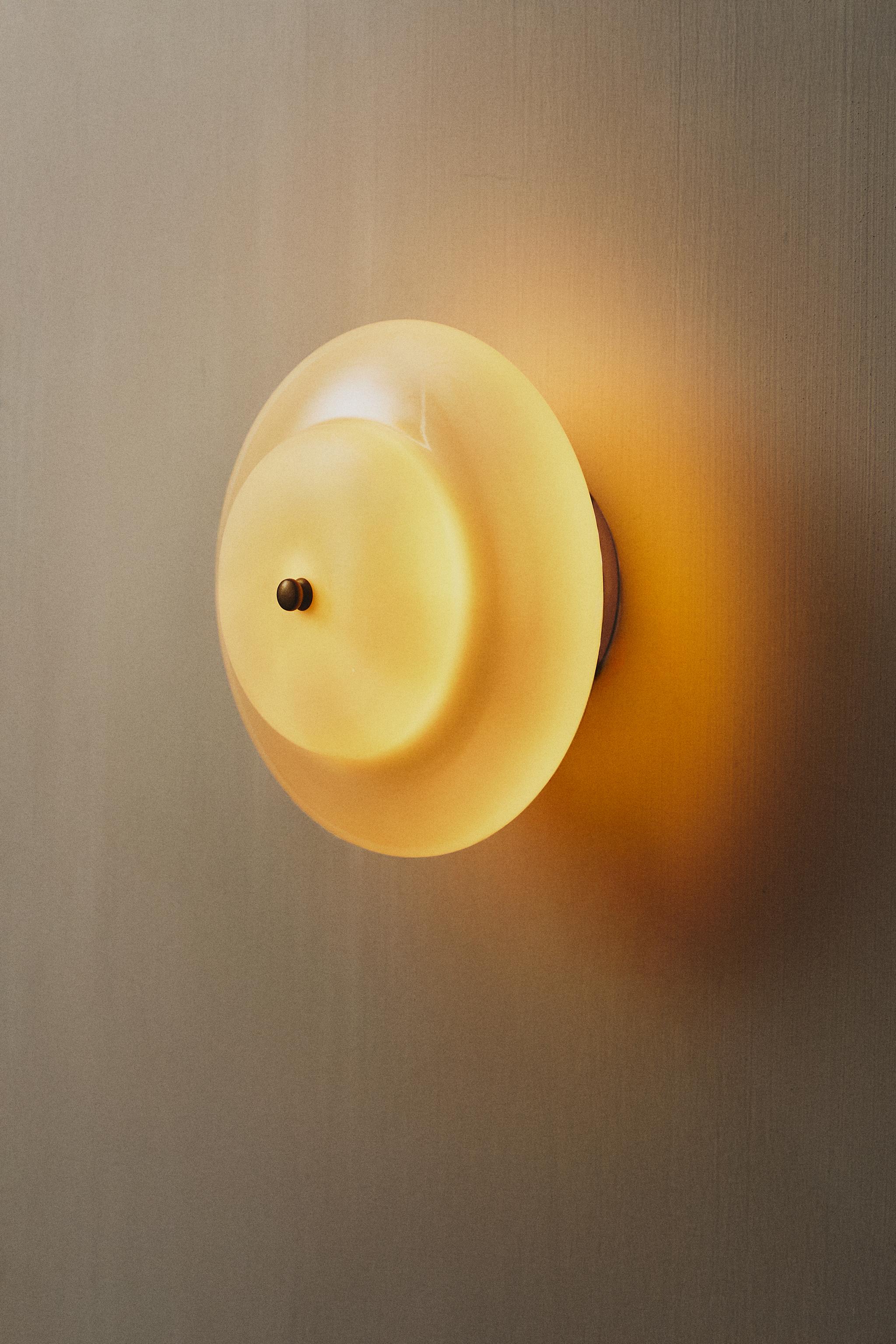 LAMPE | APPLIQUE MURALE EN VERRE